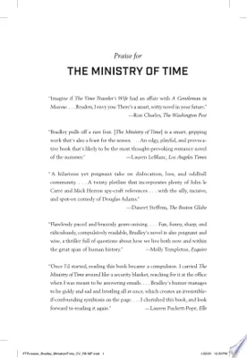 Cover of The Ministry of Time by Kaliane Bradley